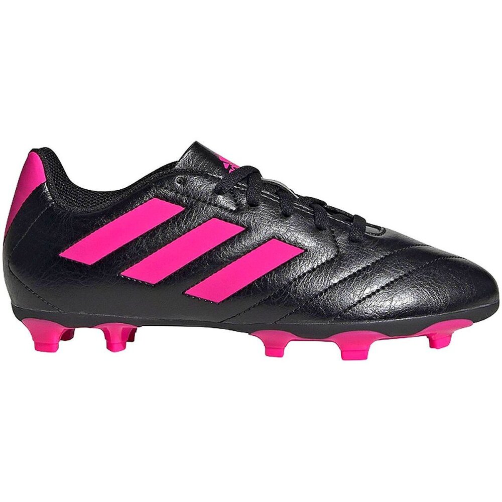 Adidas Goletto Kids Soccer Cleats Unisex Black Pink FV2895 Grass Field Size 10